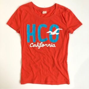 Vintage Hollister HCO California Logo Fitted Tee T-Shirt